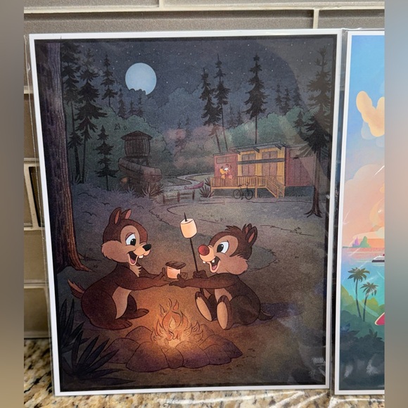 Set of 2 Disney Prints from WDW, Featuring Mickey Mouse and Chip & Dale! (8x10) - Picture 3 of 7